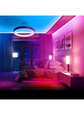 Bandă LED RGB - 3 m - IP65 - 220-240V - 5050 SMD - 30 LED/m - 7,2 W/m