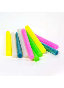 Baton termoadeziv - 11 x 100 mm - colorat fluorescent - 10 buc/pachet