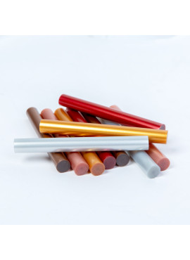 Baton termoadeziv - 11 x 100 mm - culoare metalică - 10 buc/pachet
