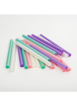 Baton termoadeziv -7 x 100 mm - colorat macaron - 10 buc/pachet