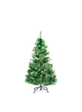 Brad artificial – 150 cm – cu ramuri dese – PVC – înzăpezit