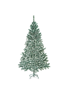 Brad artificial – 210 cm – cu aspect înzăpezit – PVC