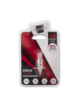 Bec halogen H1, 55W, +30% intensitate - CARGUARD