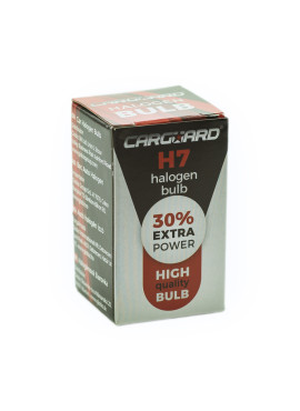 Bec halogen H7 55W, +30% intensitate - CARGUARD