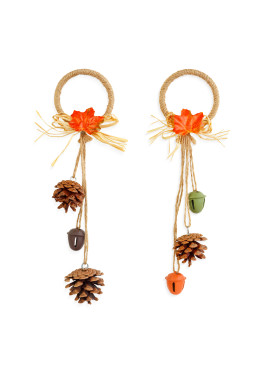 Decorațiune de toamnă – coroniță pentru ușă – 2 modele – 30,5 cm