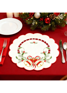 Față de masă brodată rotundă – 29 cm – 3 modele