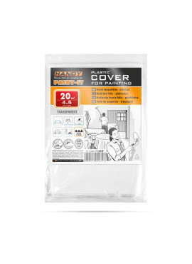 Folie de acoperire - LDPE - extra rezistent - 30 microni - 4 x 5 m