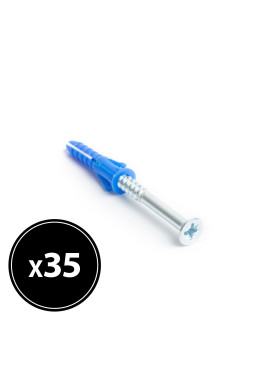 HANDY - Diblu + şurub - 6 x 30 mm - 35 buc. / pachet