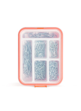 HANDY - Set de cuie şi cârlige pentru suspendare - 475 piese / cutie