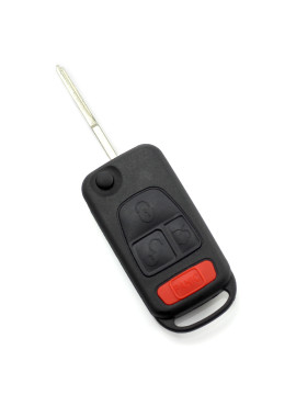 Mercedes Benz - Carcasa tip cheie briceag cu 3 butoane, buton panica, lama 2