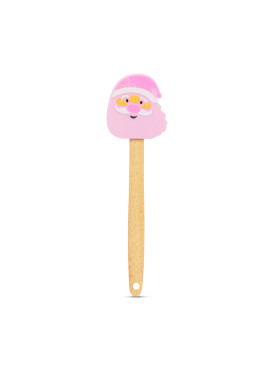 Spatulă din silicon - Moș Crăciun - 29 x 7,6 cm